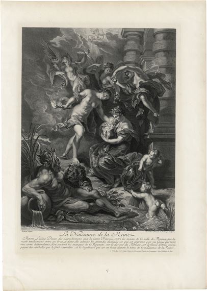 La naissance de la reine by Peter Paul Rubens, Gaspar Duchange