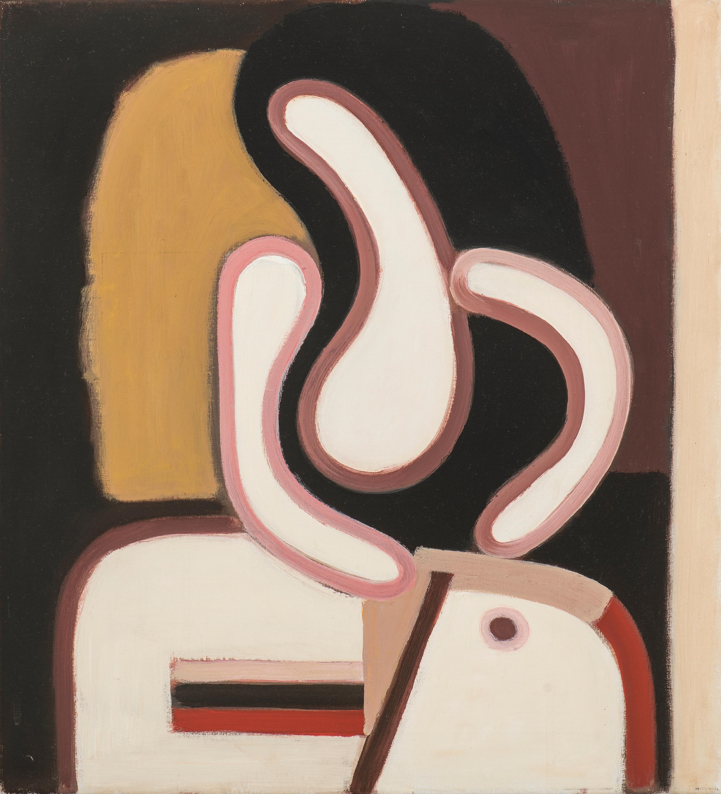 Artwork by Ed Dukkers,  Ed Dukkers (Dutch 1923 - 1996). Donkere kamer [Dark room], 1981., Made of oil on canvas