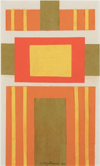  Willy Boers (Dutch 1905 - 1978). Untitled, 1973. by Willy Boers, 1973