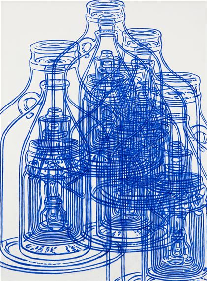  Rob Scholte (Dutch 1958). Composition with bottles, 2004. by Rob Scholte, 2004