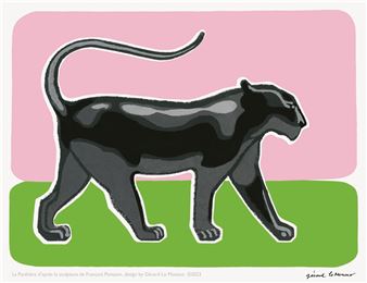 The panther, after the sculpture by François Pompon (model from 1855-1933) - Gérard Lo Monaco