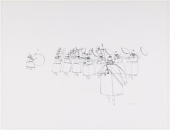 Die Musik kommt by Paul Flora, 1957