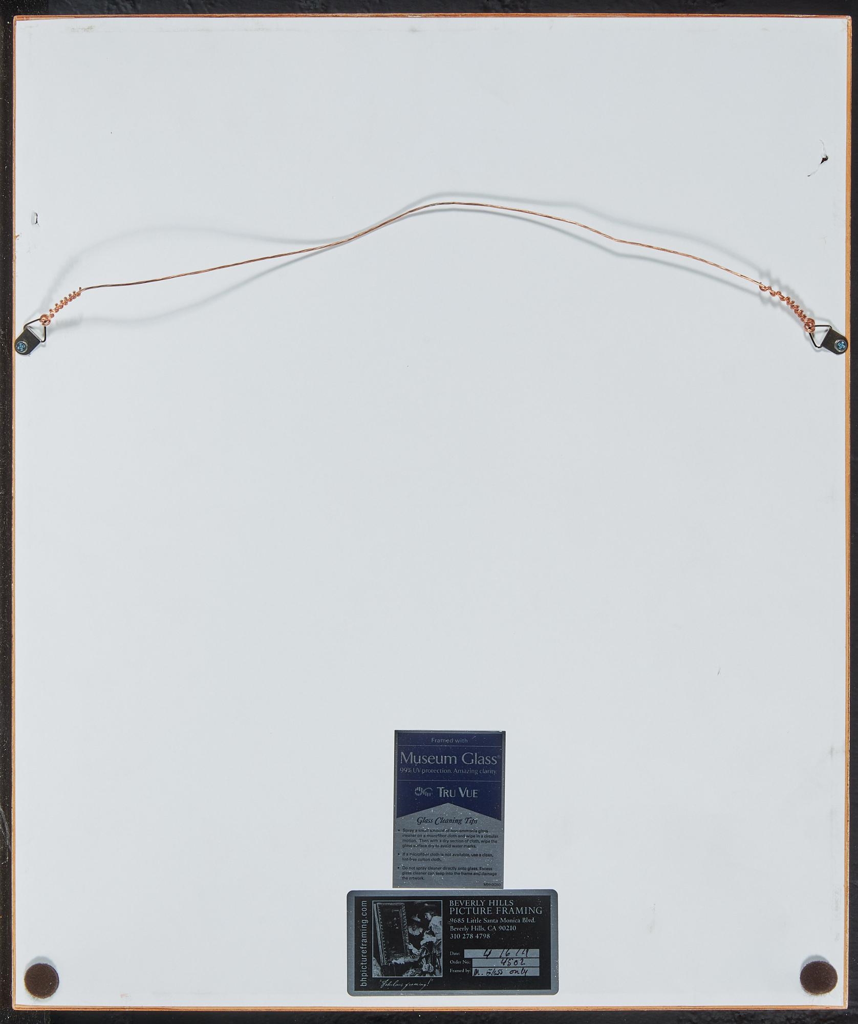 Artwork by Morris Broderson, Portrait of a woman, 1979, Made of graphite and watercolor on paper