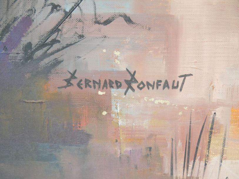 Artwork by Bernard Ronfaut, Bulls, Made of Oil on canvas