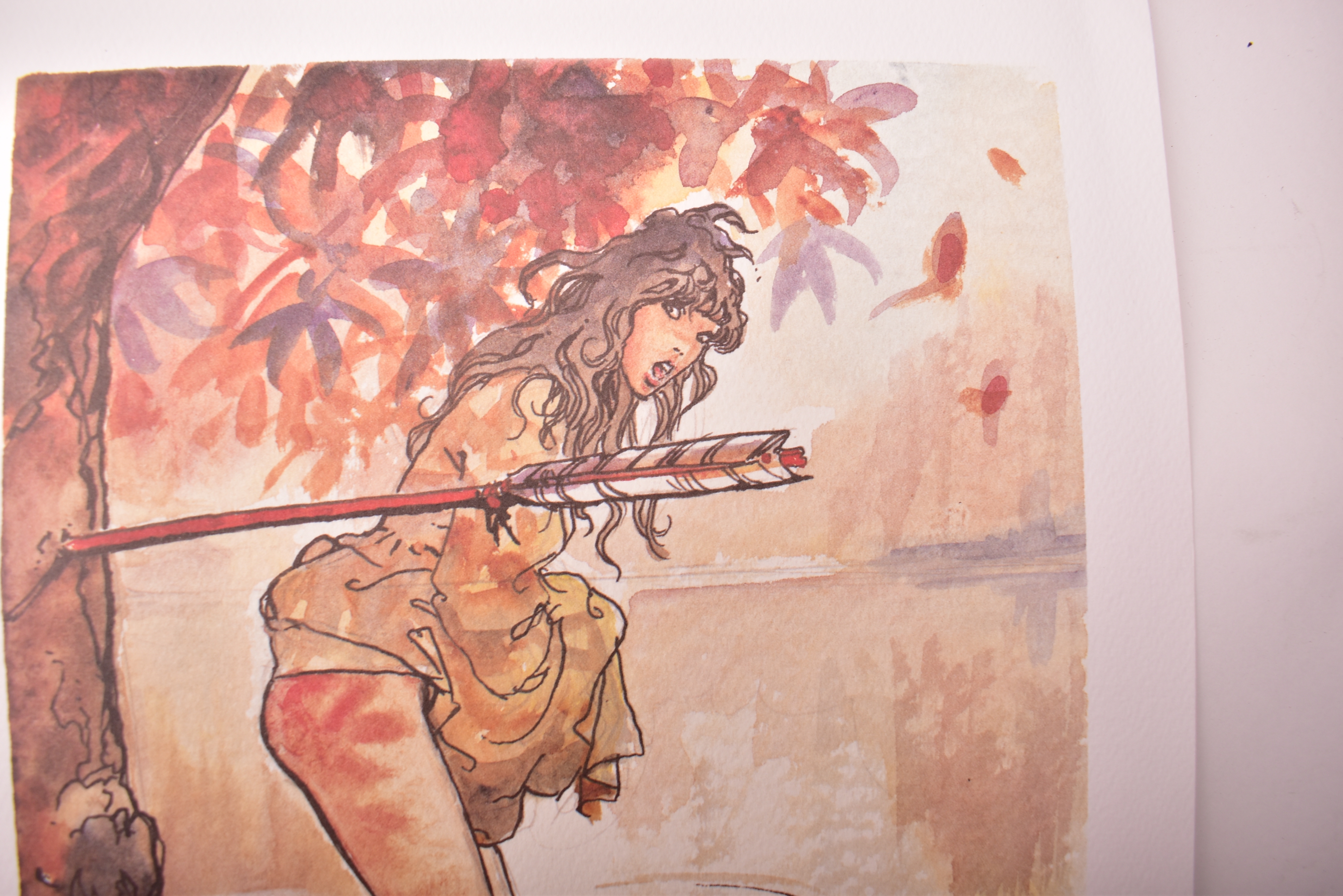 Artwork by Milo Manara, INDIAN SUMMER, Made of Colourprint on paper