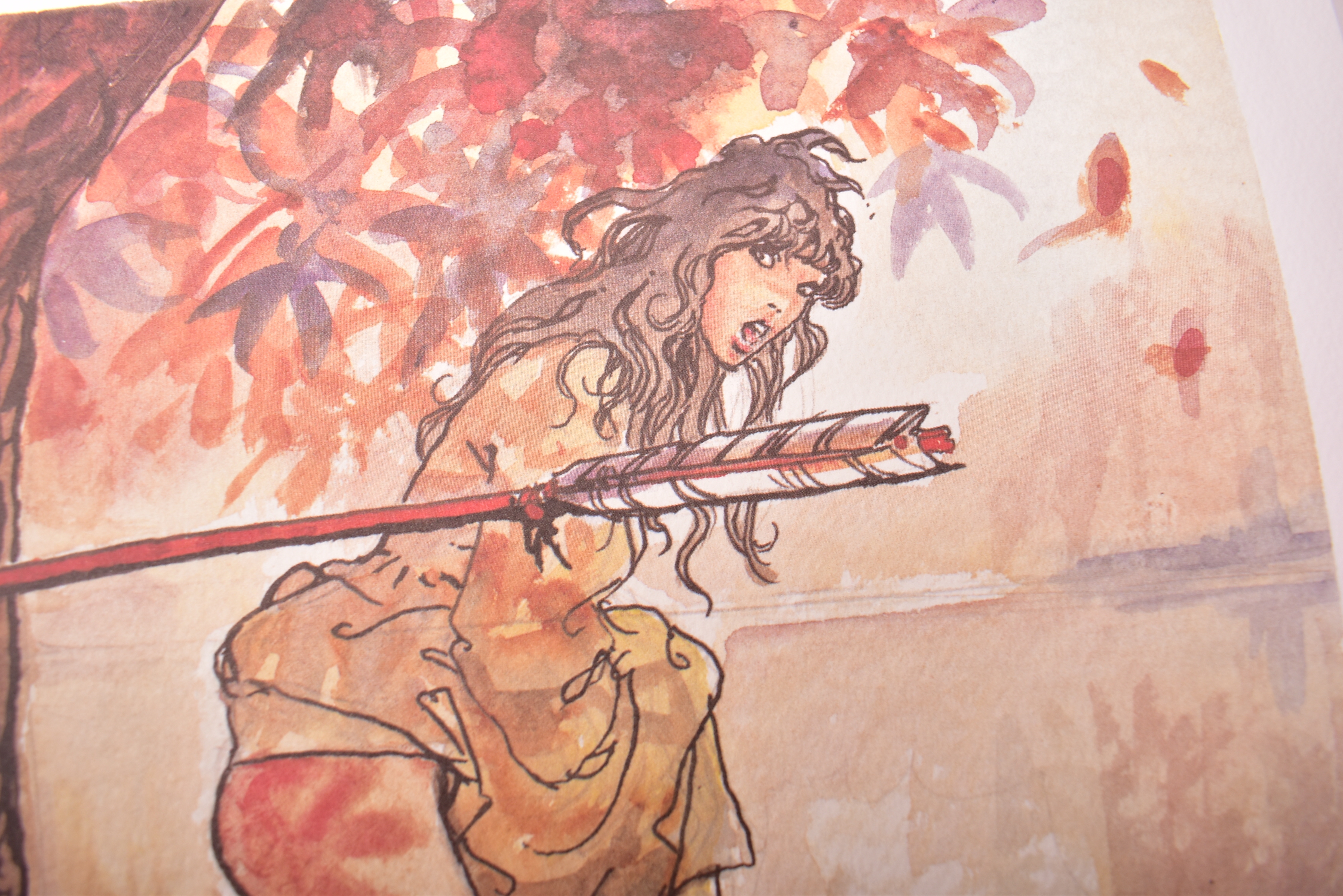 Artwork by Milo Manara, INDIAN SUMMER, Made of Colourprint on paper