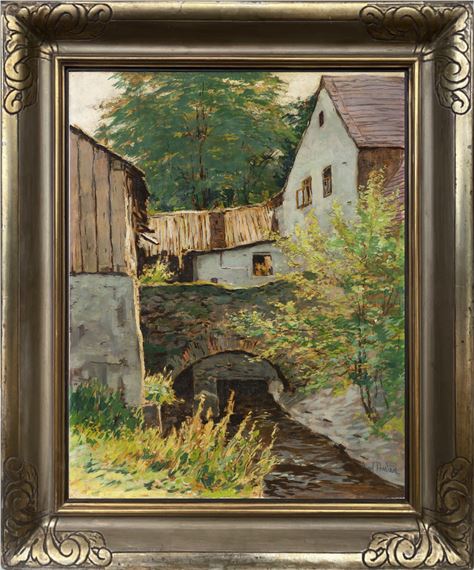 MOTIF FROM OKOŘ by Antonín Hudeček, 1900