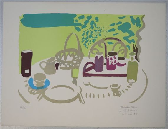 Nature Morte by Francois Bret, mars 1990