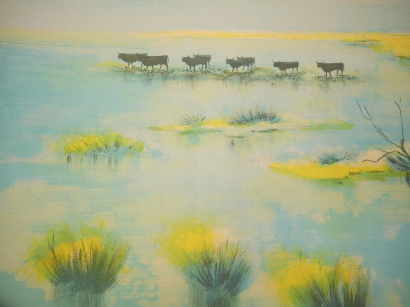 Zarou | Bulls in the Camargue | MutualArt