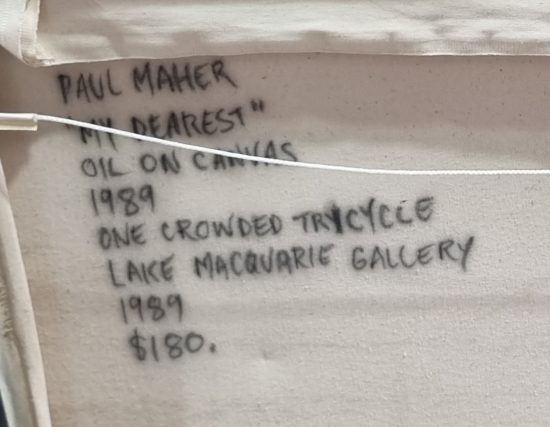 Artwork by Paul Maher, 'My Dearest', Made of oil on canvas