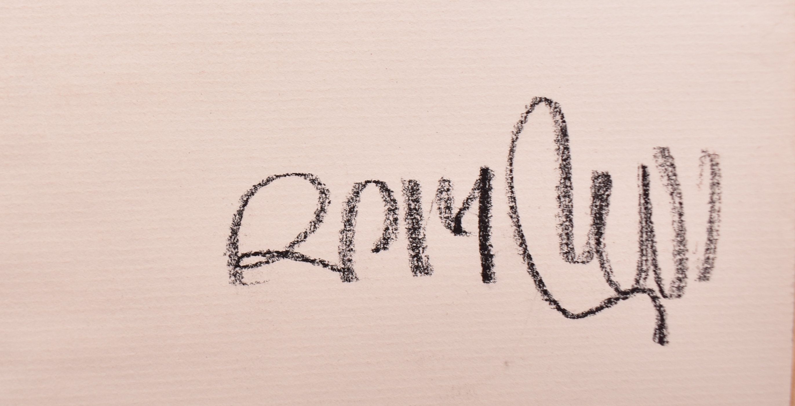 Artwork by Badri Valian, BADRI VALIAN (B. 1977) - NUDE - MARILYN MONROE - 2014, Made of Charcoal and chalk on paper