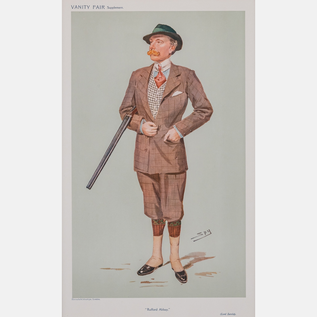 Leslie Matthew Ward Two Original Vanity Fair Spy Cartoons, Depicting
