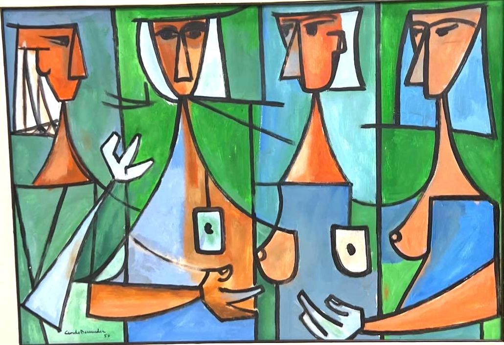 Cundo Bermudez | Gouache on Paper laid down on Masonite attributed ...