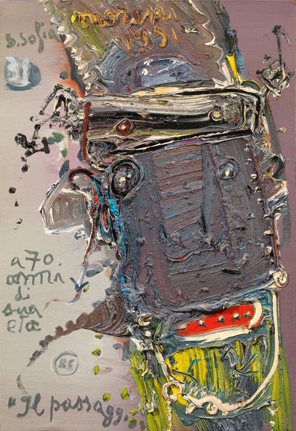Mattia Moreni | A 70 anni di sua età. Autoritratto n. 31, 1991 (1991 ...