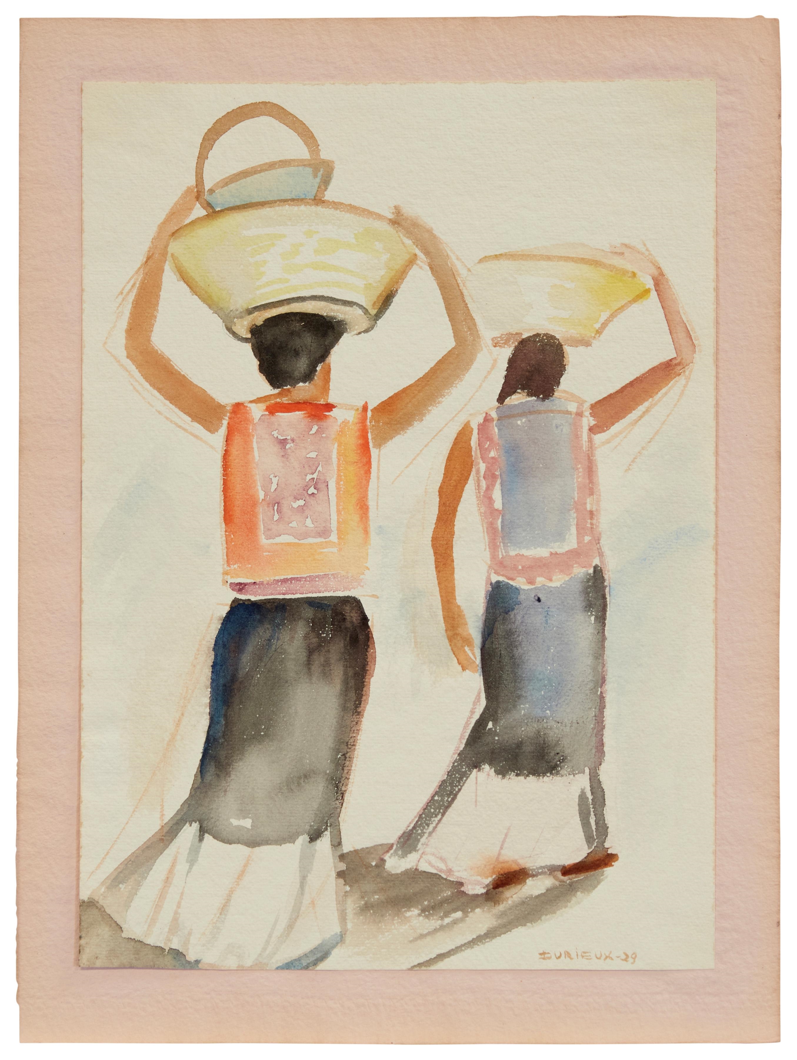 Untitled, two figures - Caroline Durieux