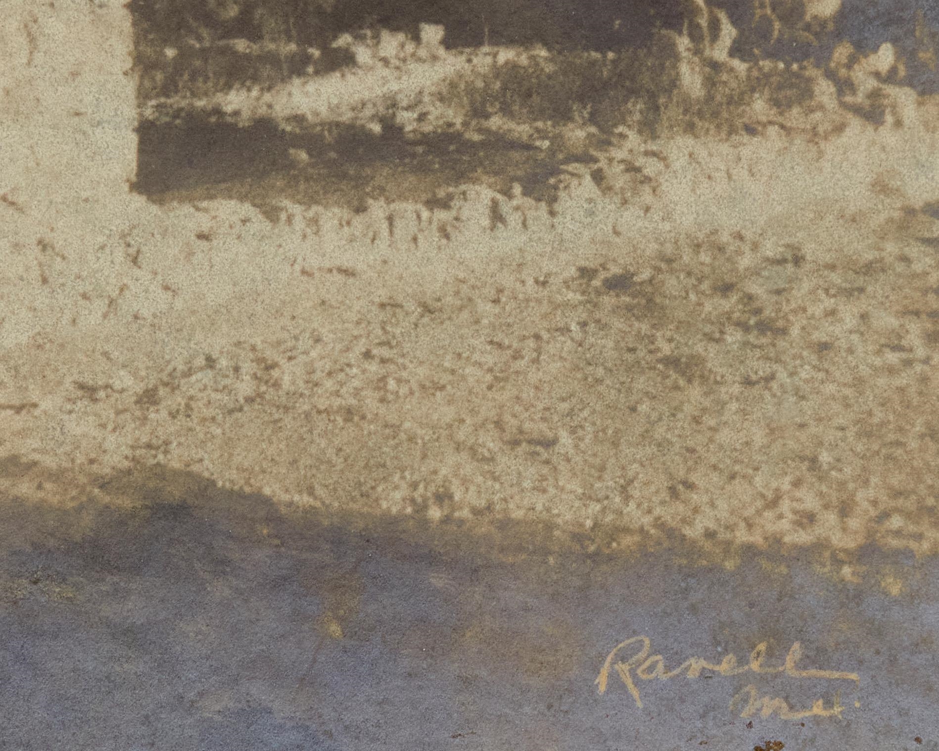 Artwork by Henry Ravell, Six works:    A group of four architectural views, one landscape, and one nautical, Made of Gum print photographic reproduction on paper