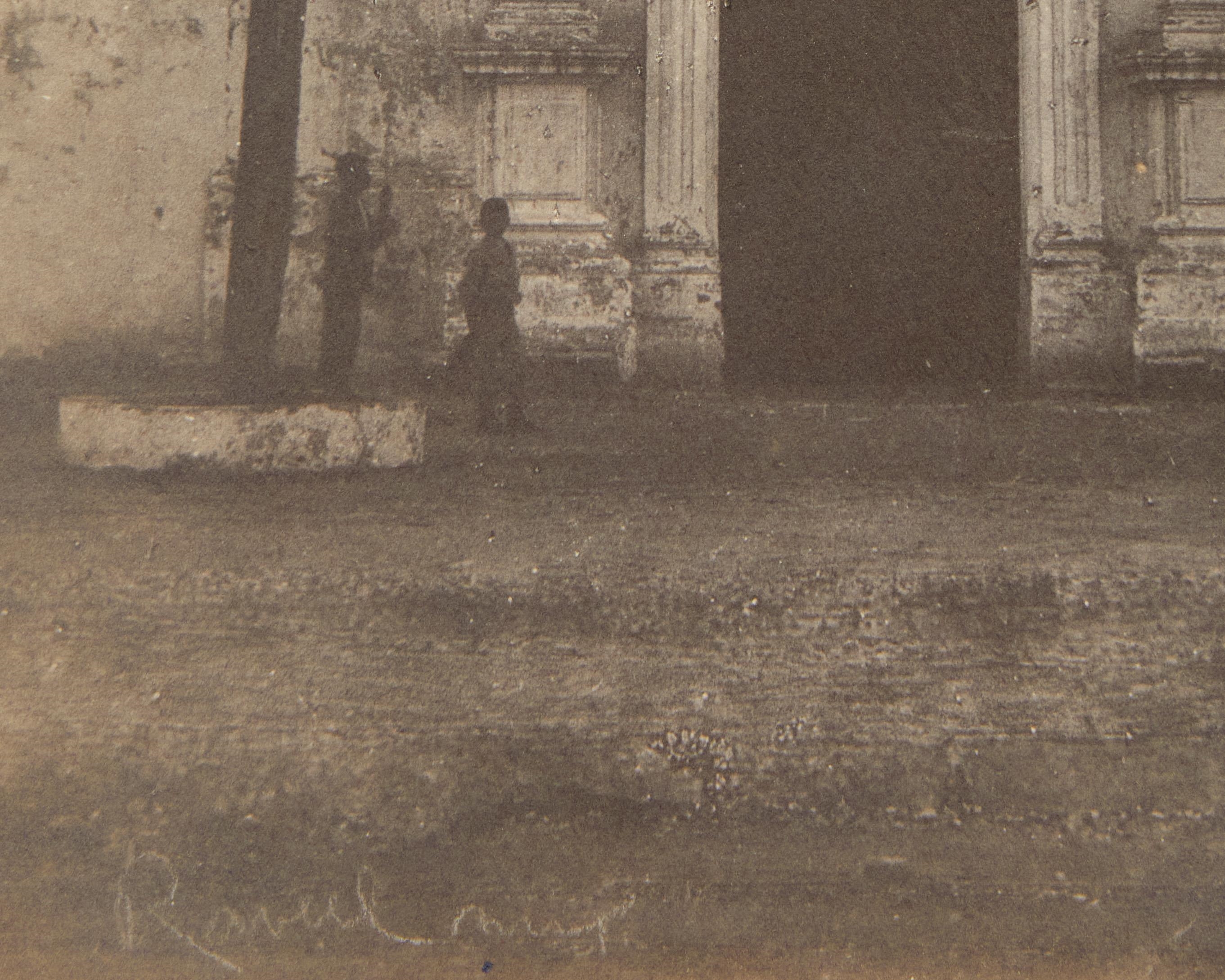 Artwork by Henry Ravell, Six works:    A group of four architectural views, one landscape, and one nautical, Made of Gum print photographic reproduction on paper