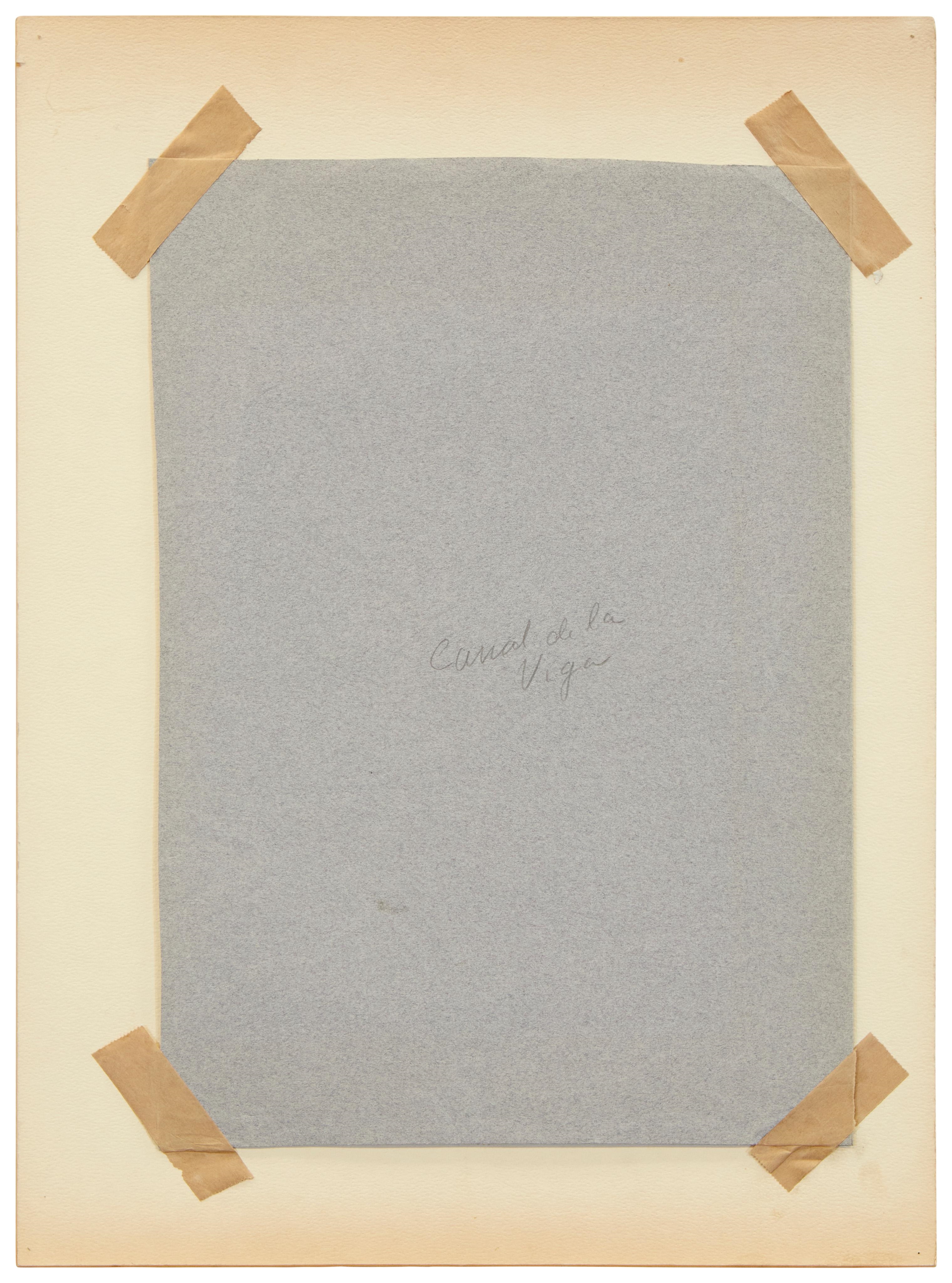 Artwork by Henry Ravell, Six works:    A group of four architectural views, one landscape, and one nautical, Made of Gum print photographic reproduction on paper