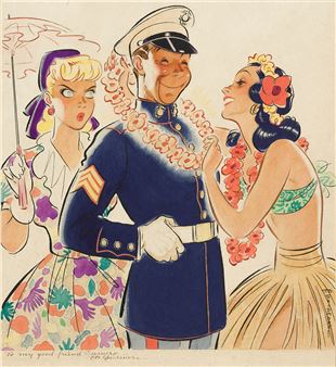 A Hawaiian welcome. - Thornton D. Skidmore