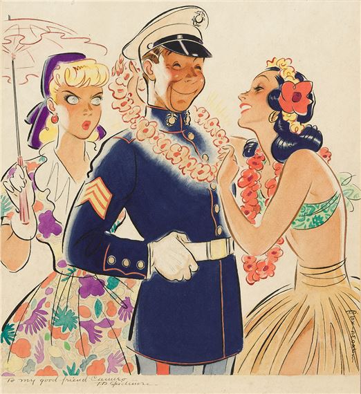 A Hawaiian welcome. - Thornton D. Skidmore