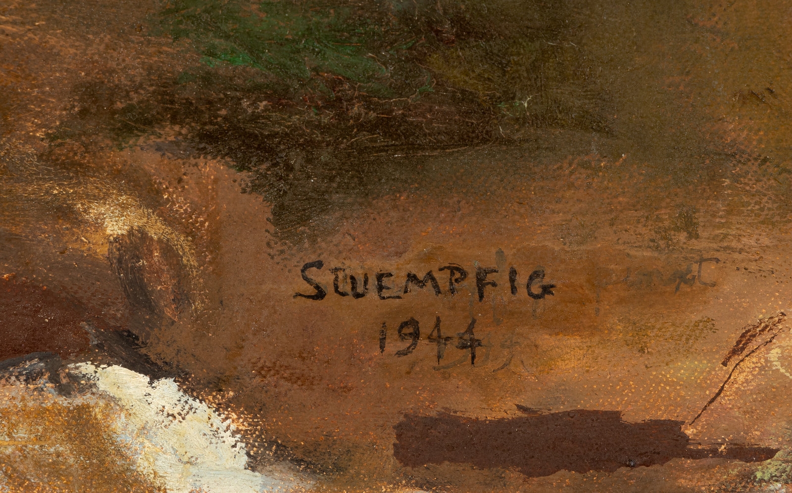 Walter Stuempfig | Outside the Manor Walls (1944) | MutualArt