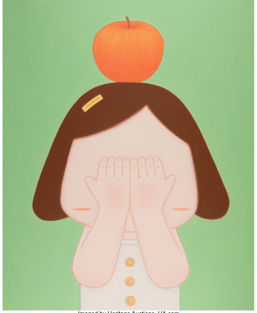 Artwork by Jo Gyuhun, Apple , 2021, Made of Oil on canvas