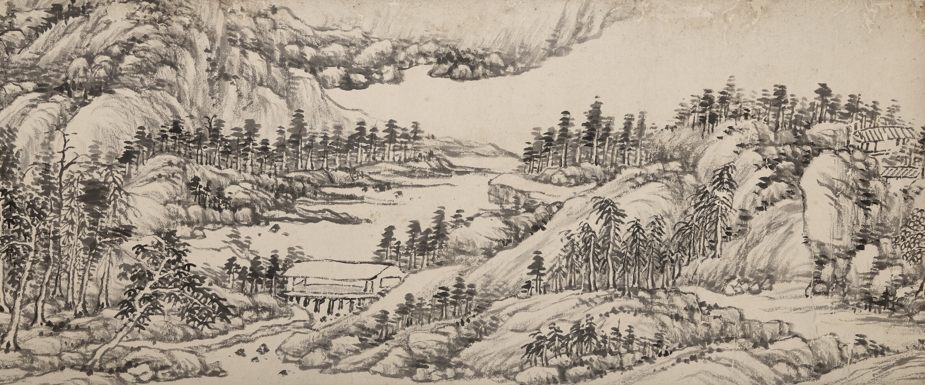 Chen Ding | Landscape after Wang Yuanqi (1825) | MutualArt