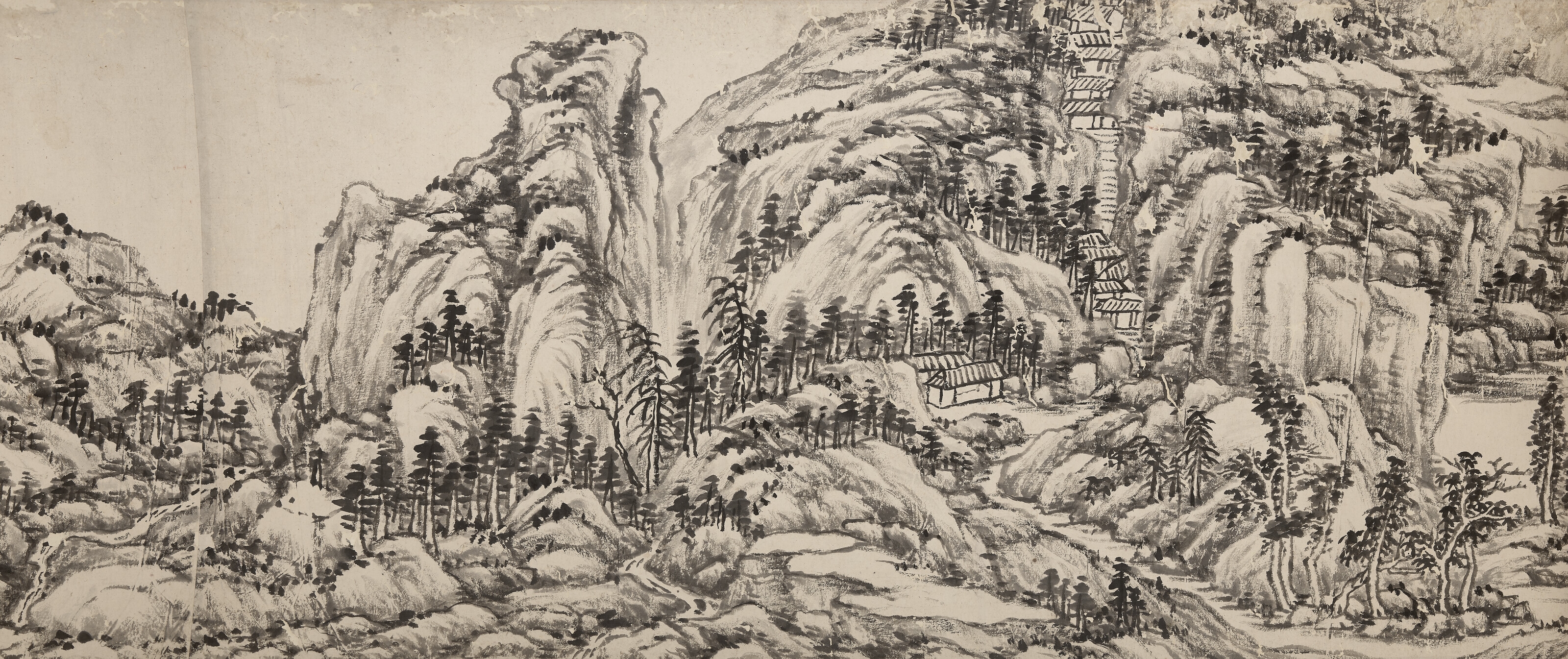 Chen Ding | Landscape after Wang Yuanqi (1825) | MutualArt