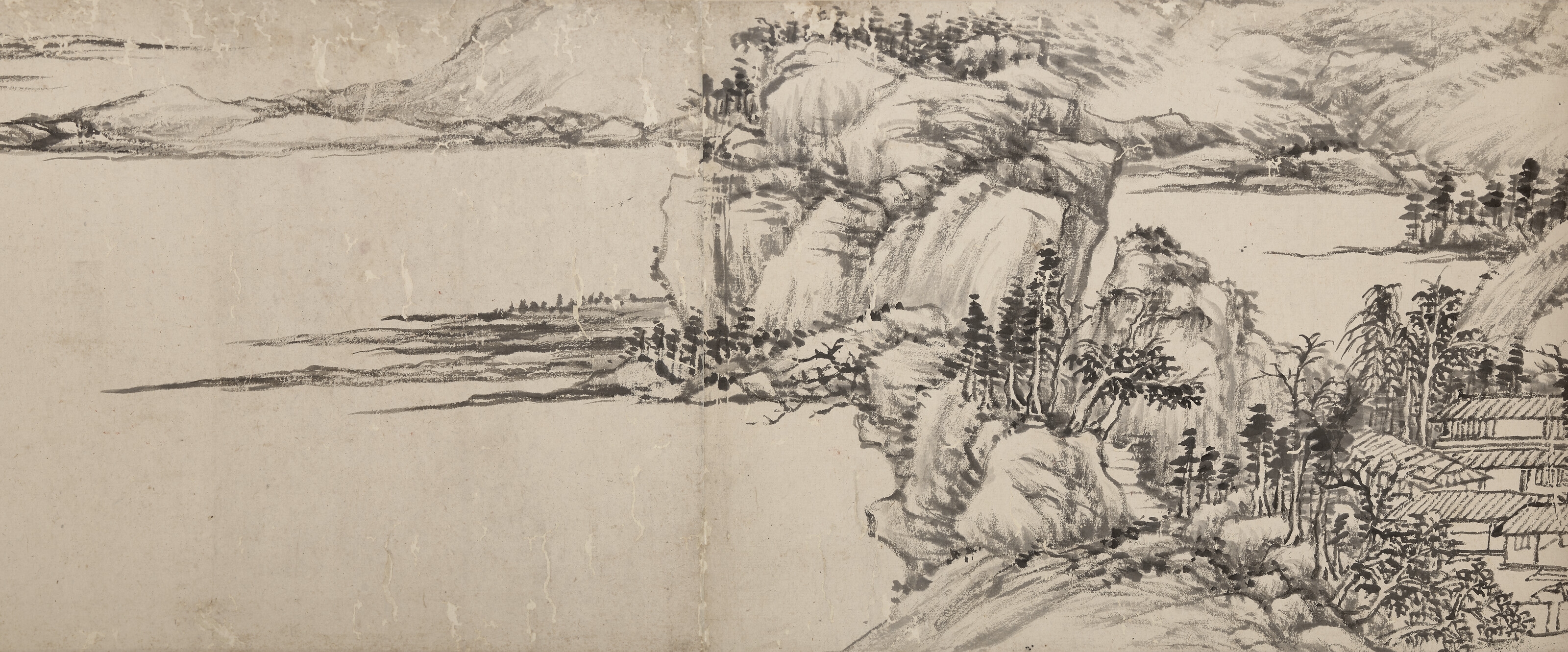 Chen Ding | Landscape after Wang Yuanqi (1825) | MutualArt