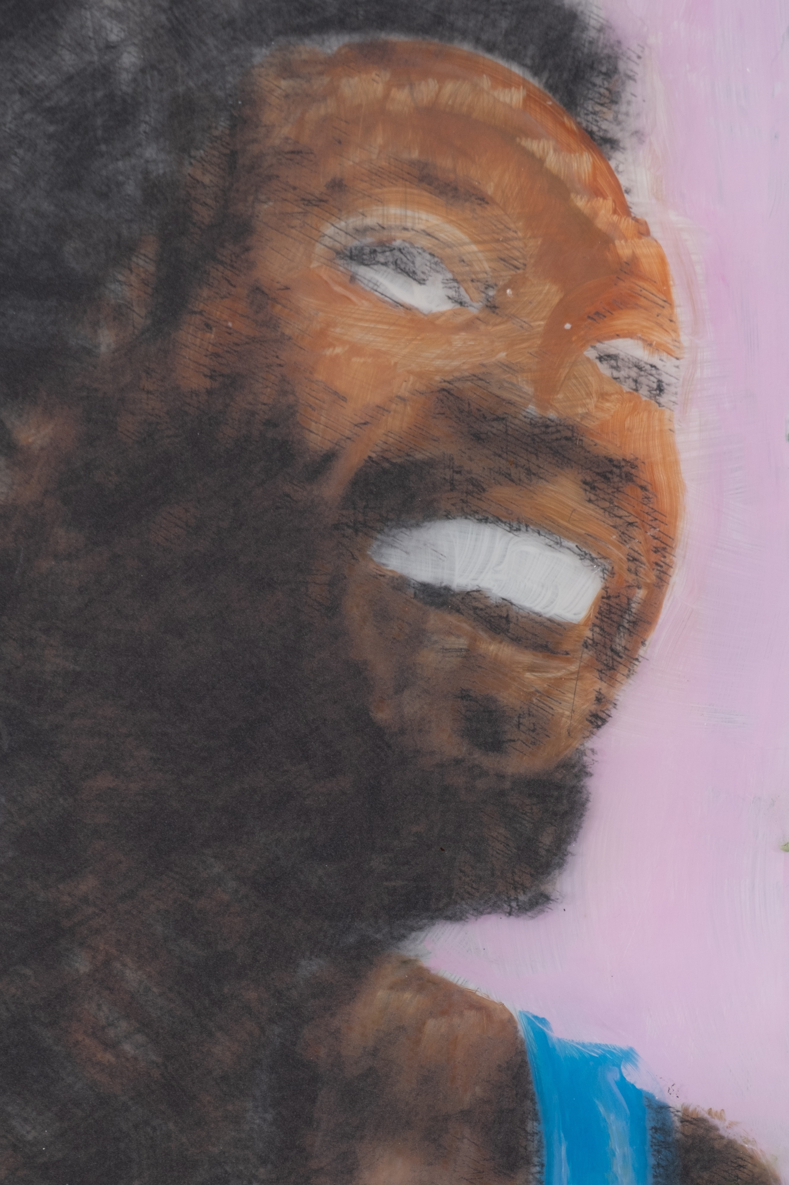 Artwork by Magolide Collective, How to Put the Nkosi in Simon Nkoli, Made of acrylic with augmented reality on perspex