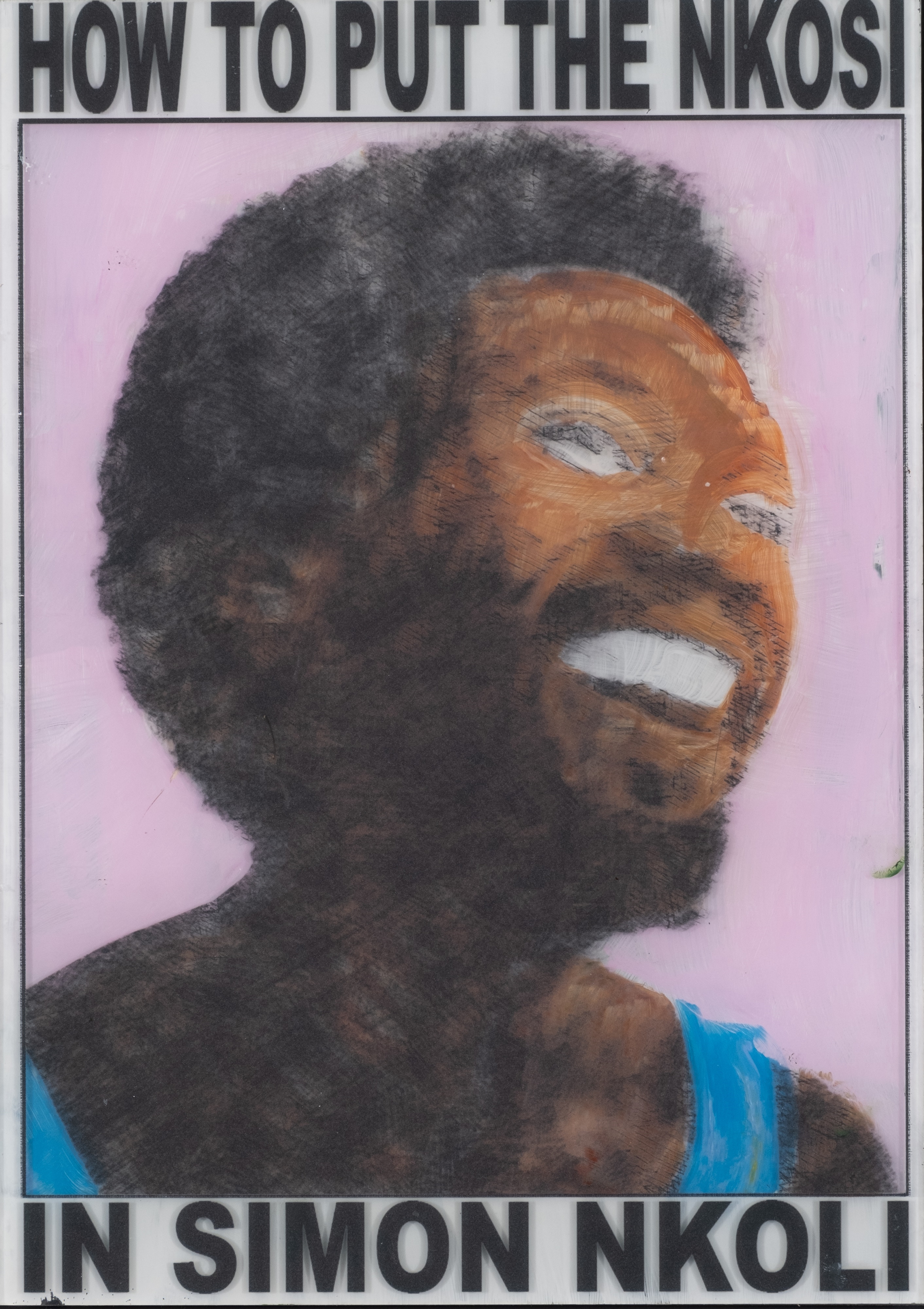 Artwork by Magolide Collective, How to Put the Nkosi in Simon Nkoli, Made of acrylic with augmented reality on perspex