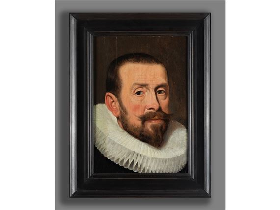 BILDNIS EINES HERREN BESTEN ALTERS MIT MÜHLSTEINKRAGEN by Thomas de Keyser