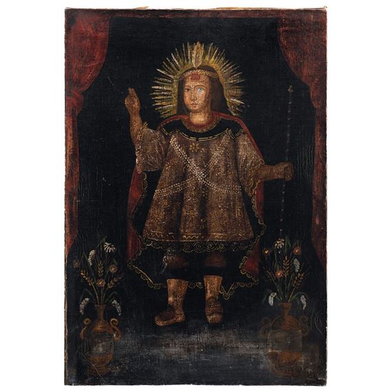 South American School, 20th Century | NIÑO JESÚS INCA | MutualArt