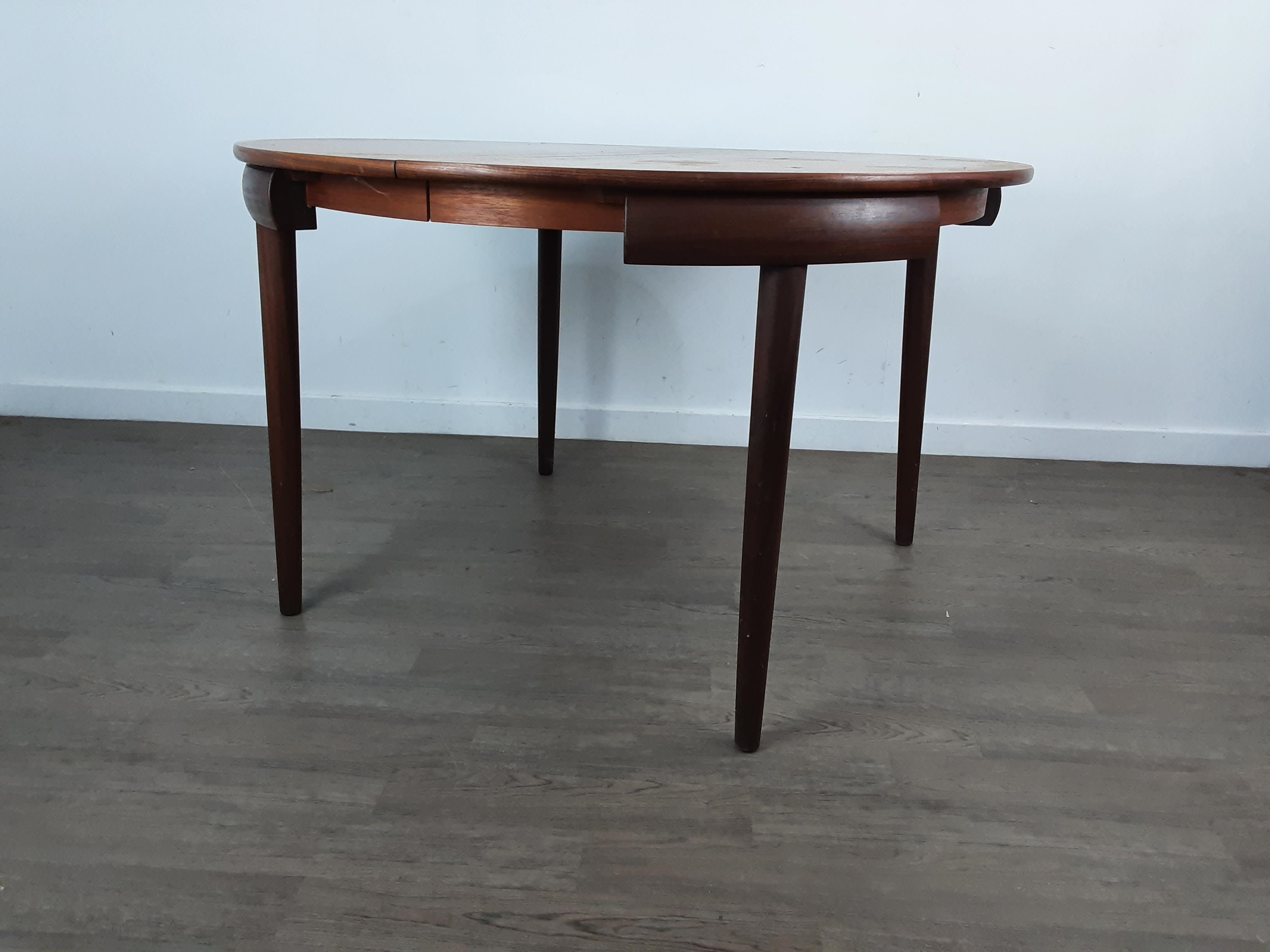 Frem Rojle | DANISH TEAK CIRCULAR DINING TABLE | MutualArt