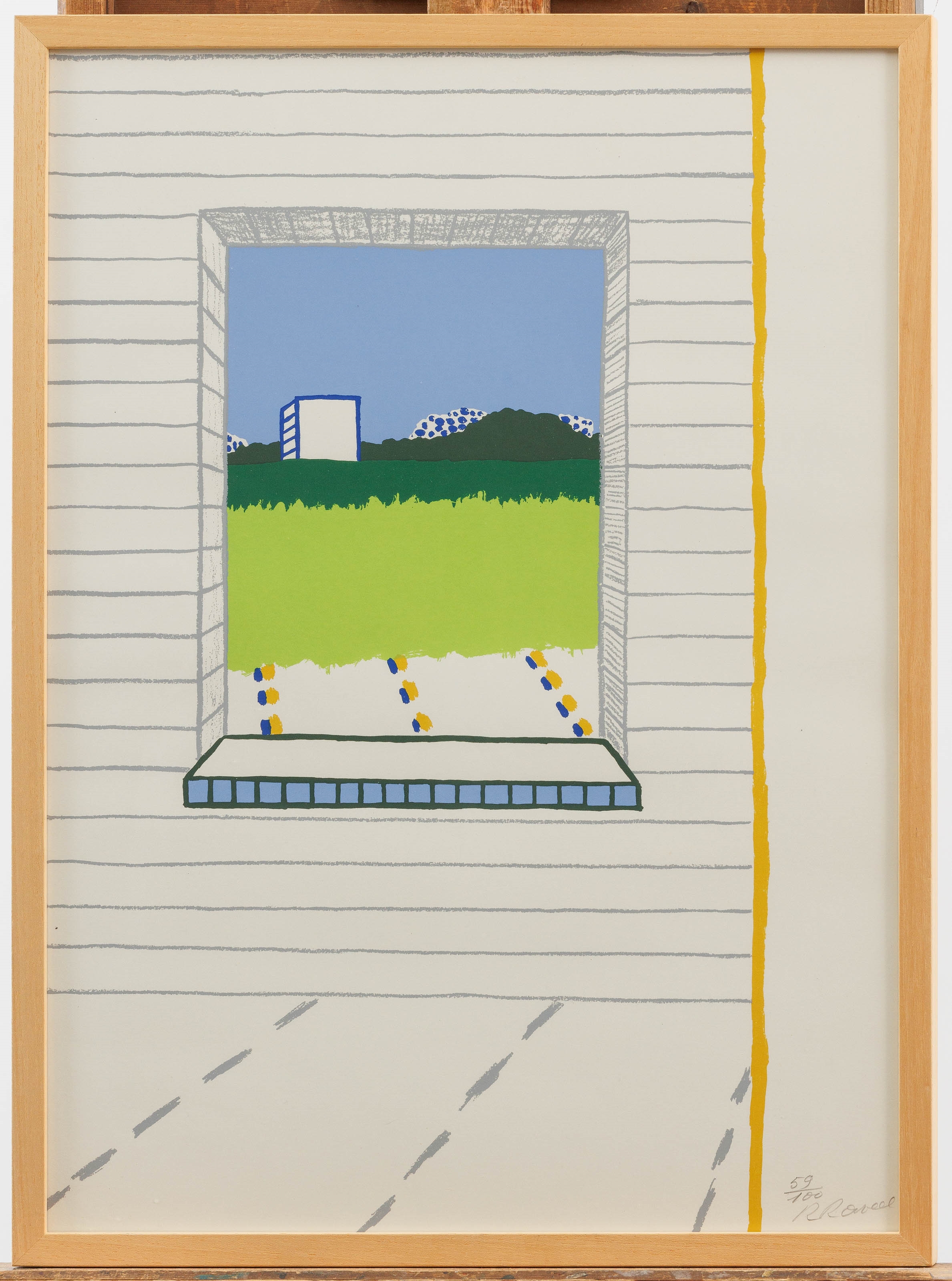 Roger Raveel | Doorkijk (1975) | MutualArt