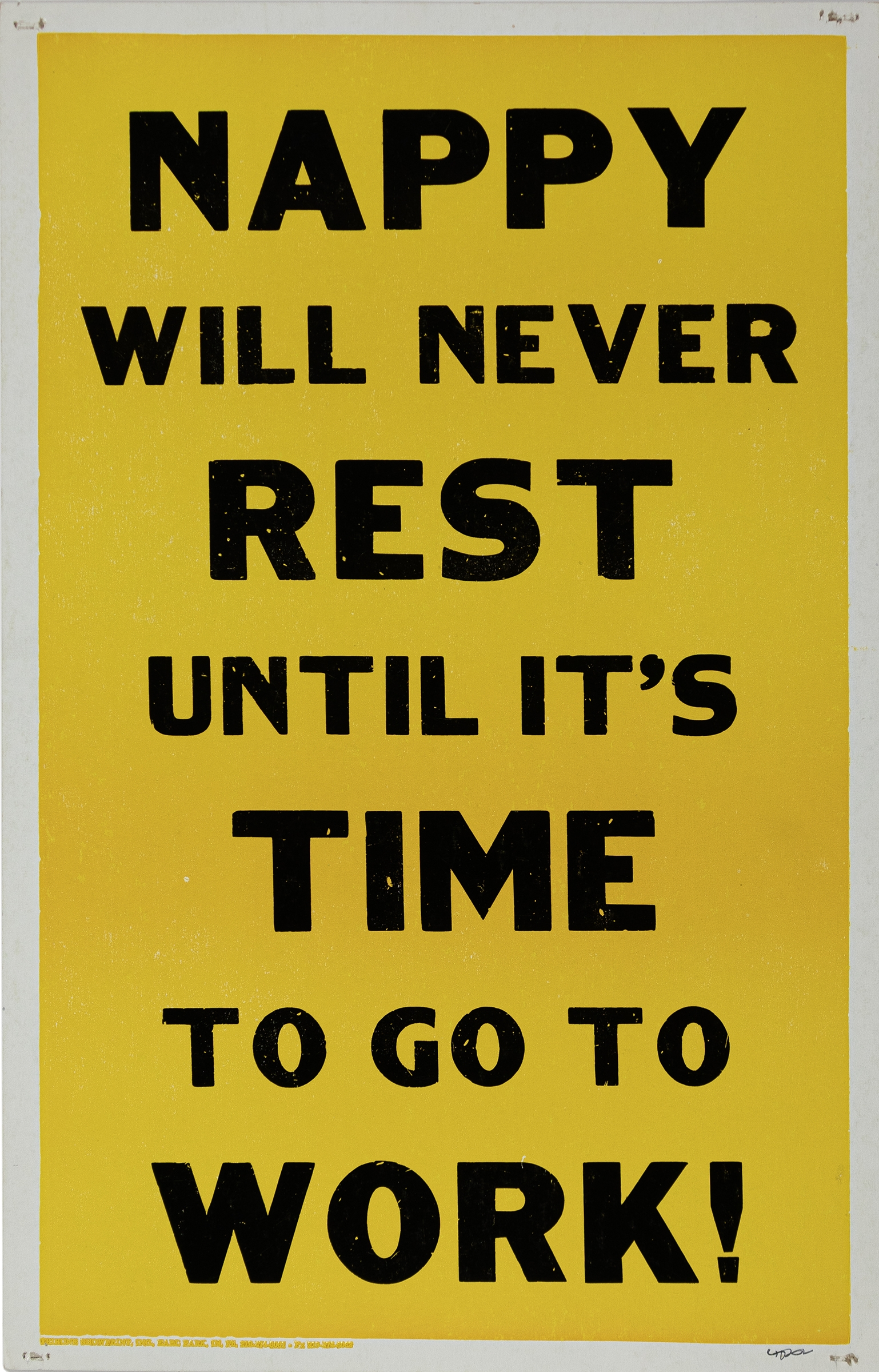 Artwork by Carl Pope, The Bad Air Smelled of Roses, Made of Letterpress on heavy cardstock