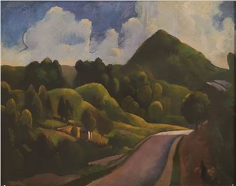 Nagybányai táj - Lajos Fonó