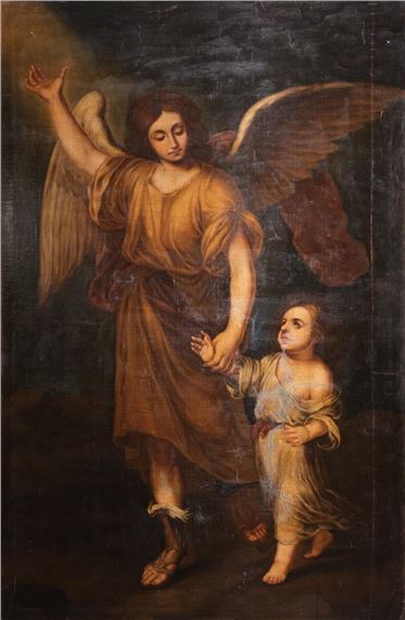 Bartolomé Estebán‏ Murillo | Ángel de la guarda (1665) | MutualArt