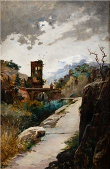 &quot;Paisajes con montaña nevada&quot; - Rafael Blanco Merino