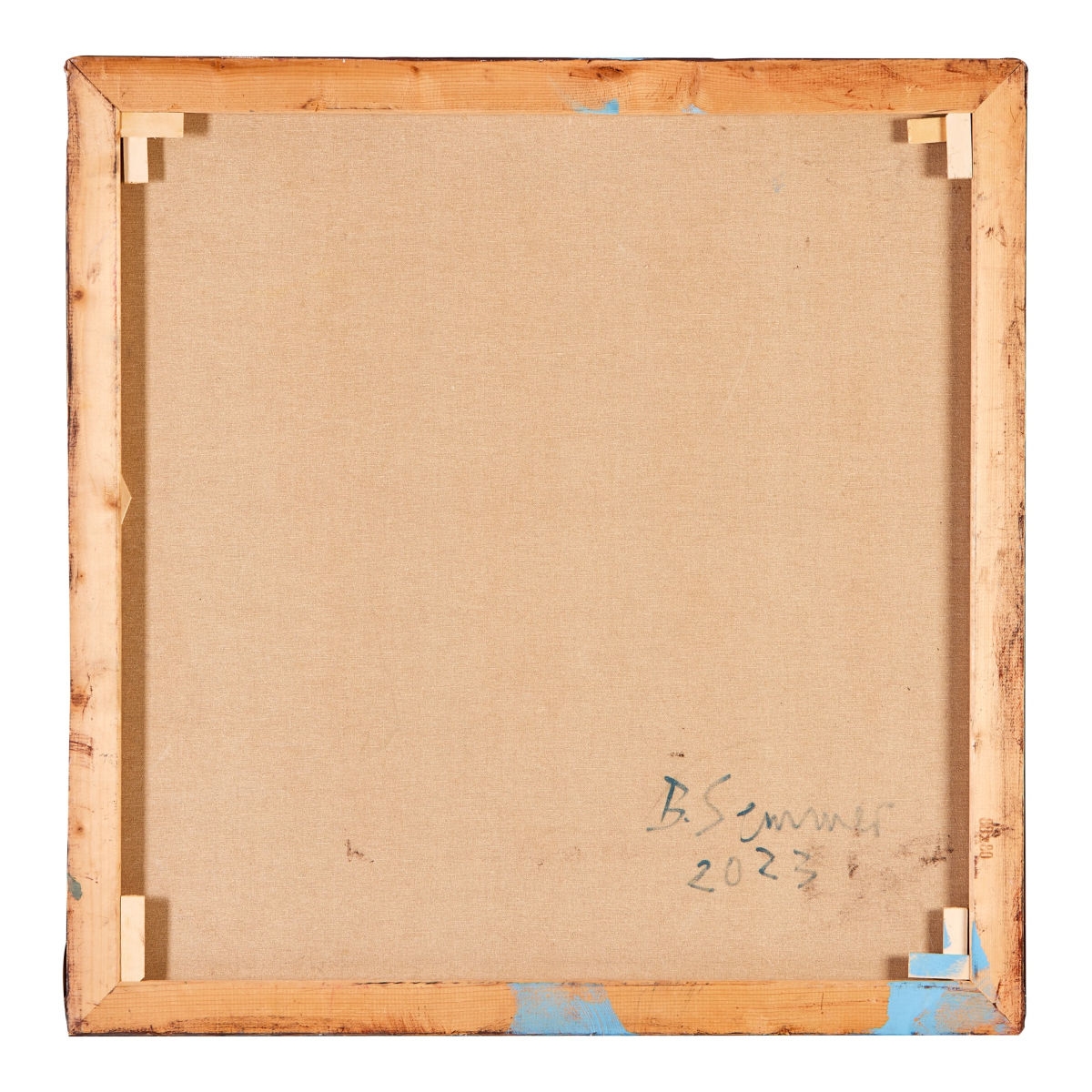 Artwork by Bettina Semmer, «Probe 2 (sample 2)»., Made of Oil and egg tempera on canvas