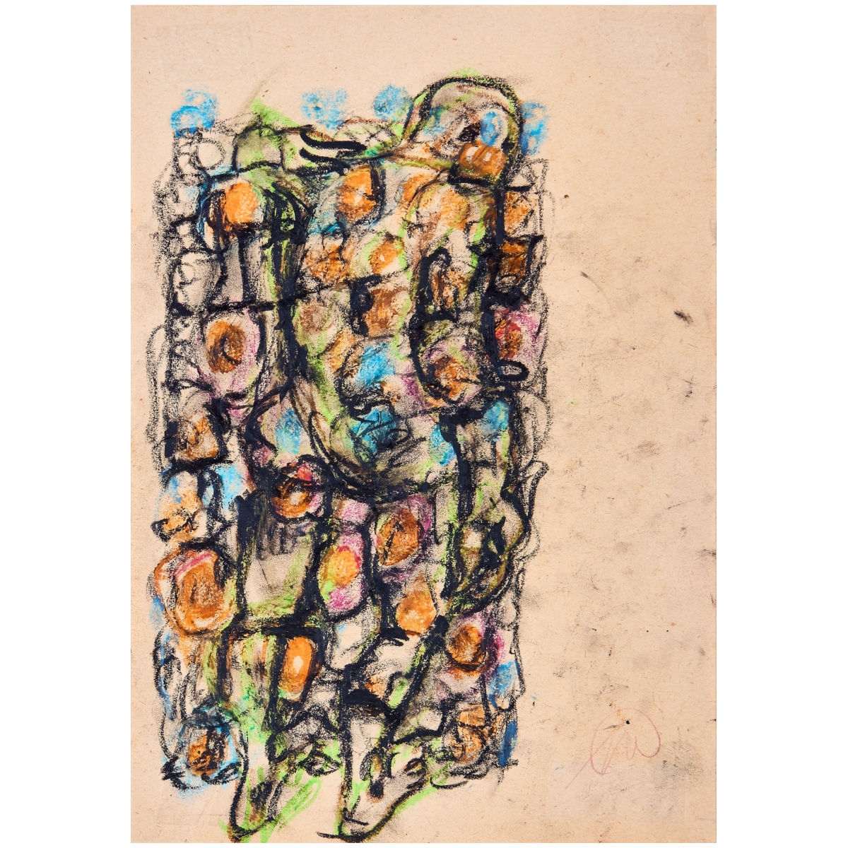 Markus Lüpertz | Back figure. (1941) | MutualArt