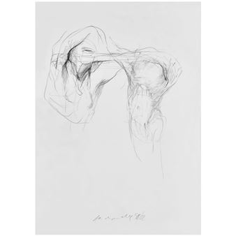 «Der Bildhauer bei der Arbeit (the sculptor at work)». - Reinhard Bombsch