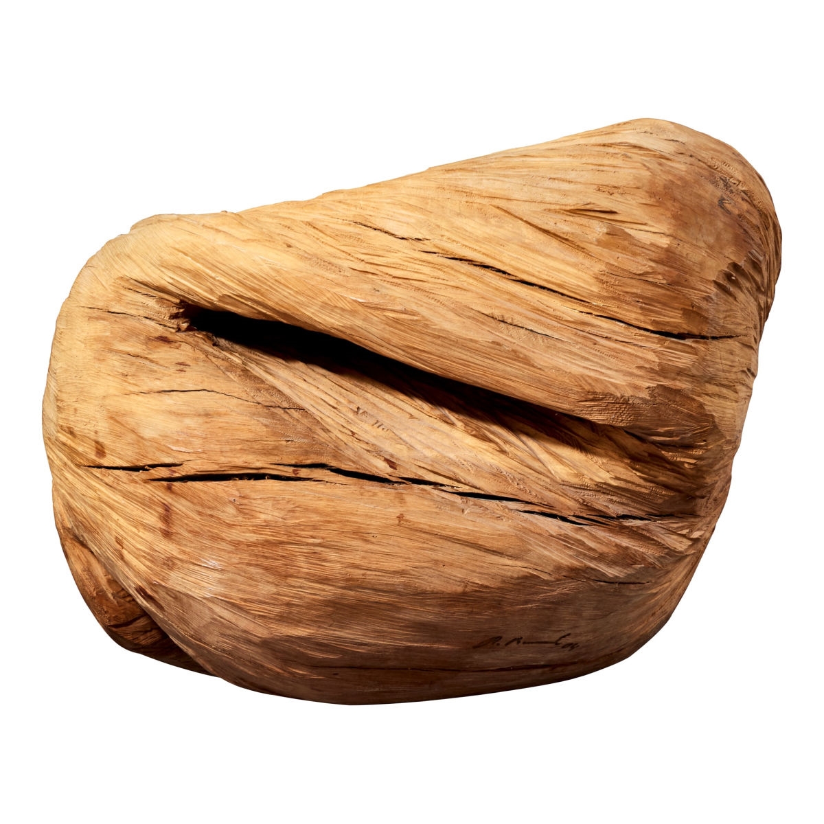 Artwork by Reinhard Bombsch, «Schaleninhalt (shell contents)»., Made of wood