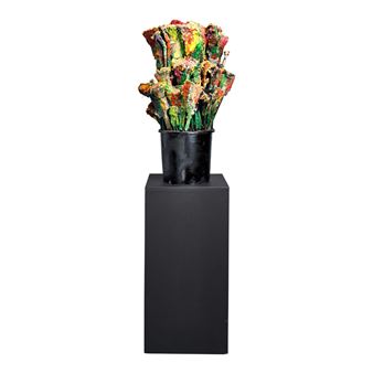 «Kreuz (statt Blumen) (cross, instead of flowers)». - Bernd Völkle