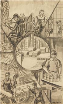 Mural Study - Otto Brede