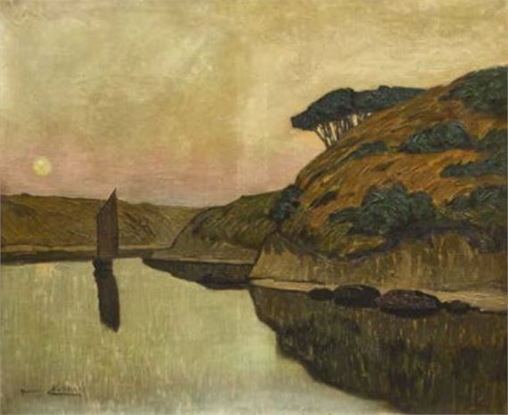 Bords de l'Aven by Maurice Chabas