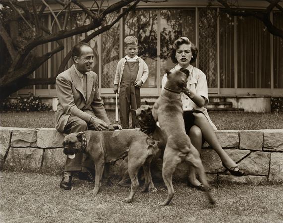 Humphrey Bogart and Lauren Bacall by Sid Avery, 1952