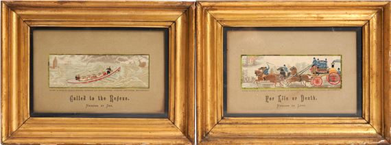 Thomas Stevens | Two Framed Stevengraph Silk Pictures, | MutualArt