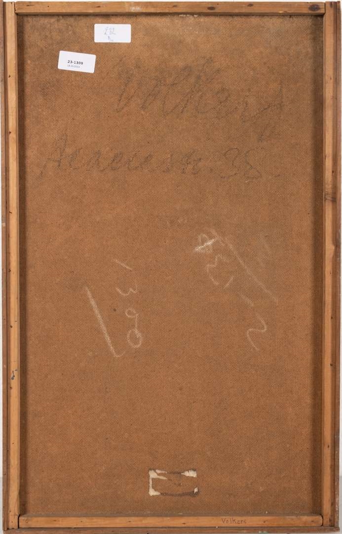 Artwork by Meinert Willem Volkers, Portret, Made of board