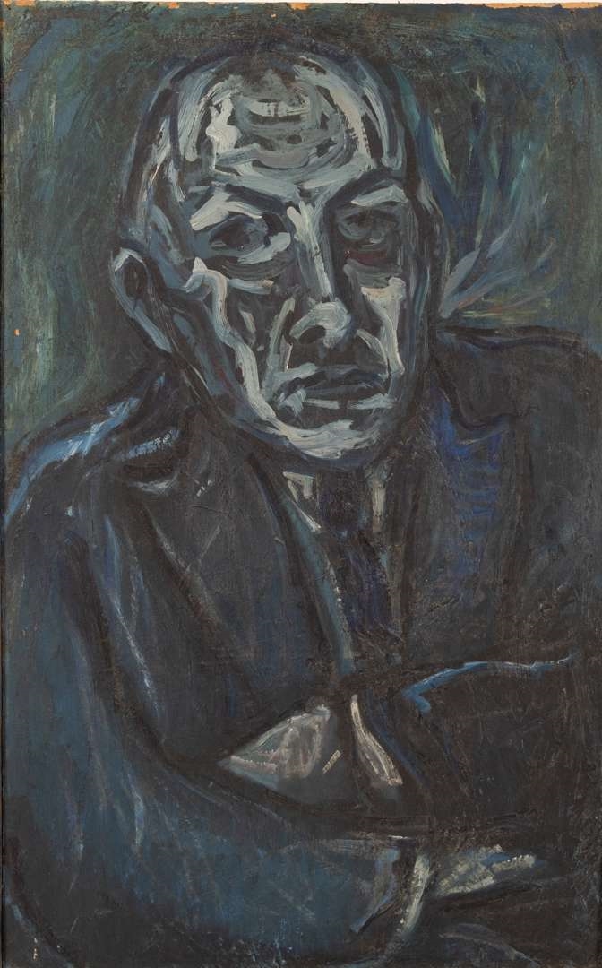 Artwork by Meinert Willem Volkers, Portret, Made of board